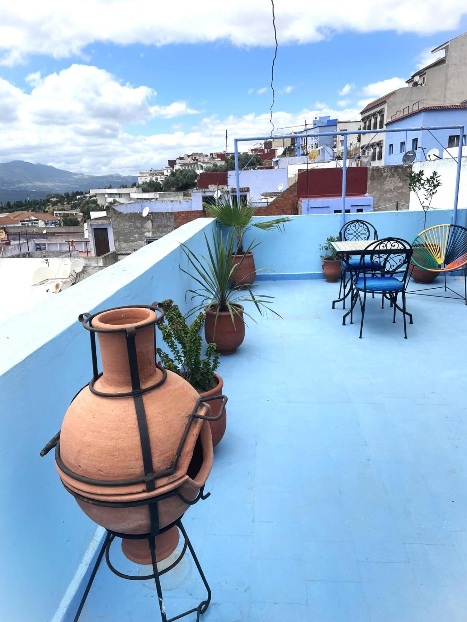 Appartamento Casa Voyager 'Secret Garden Terrace' Chefchaouen Esterno foto