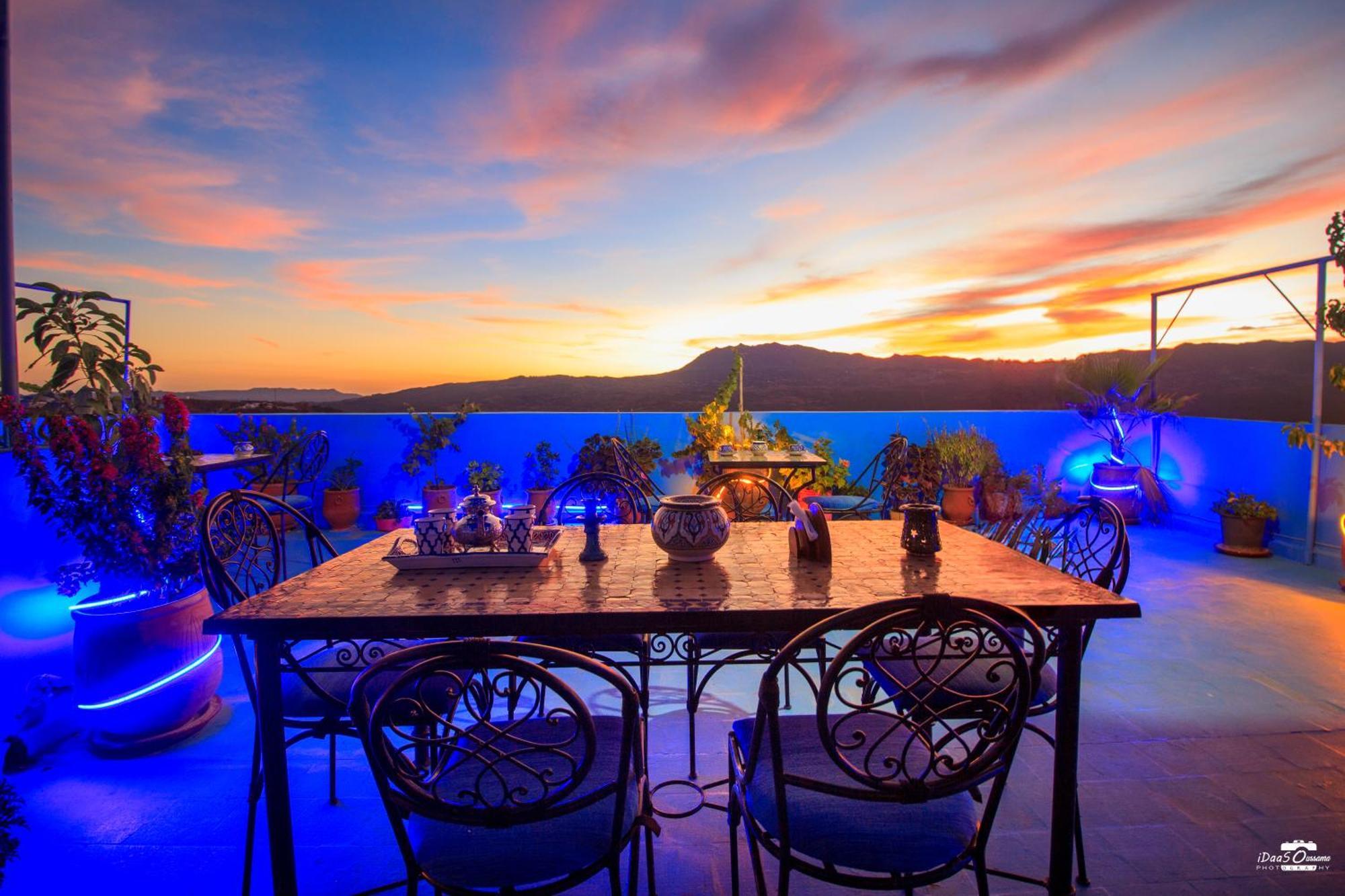 Appartamento Casa Voyager 'Secret Garden Terrace' Chefchaouen Esterno foto