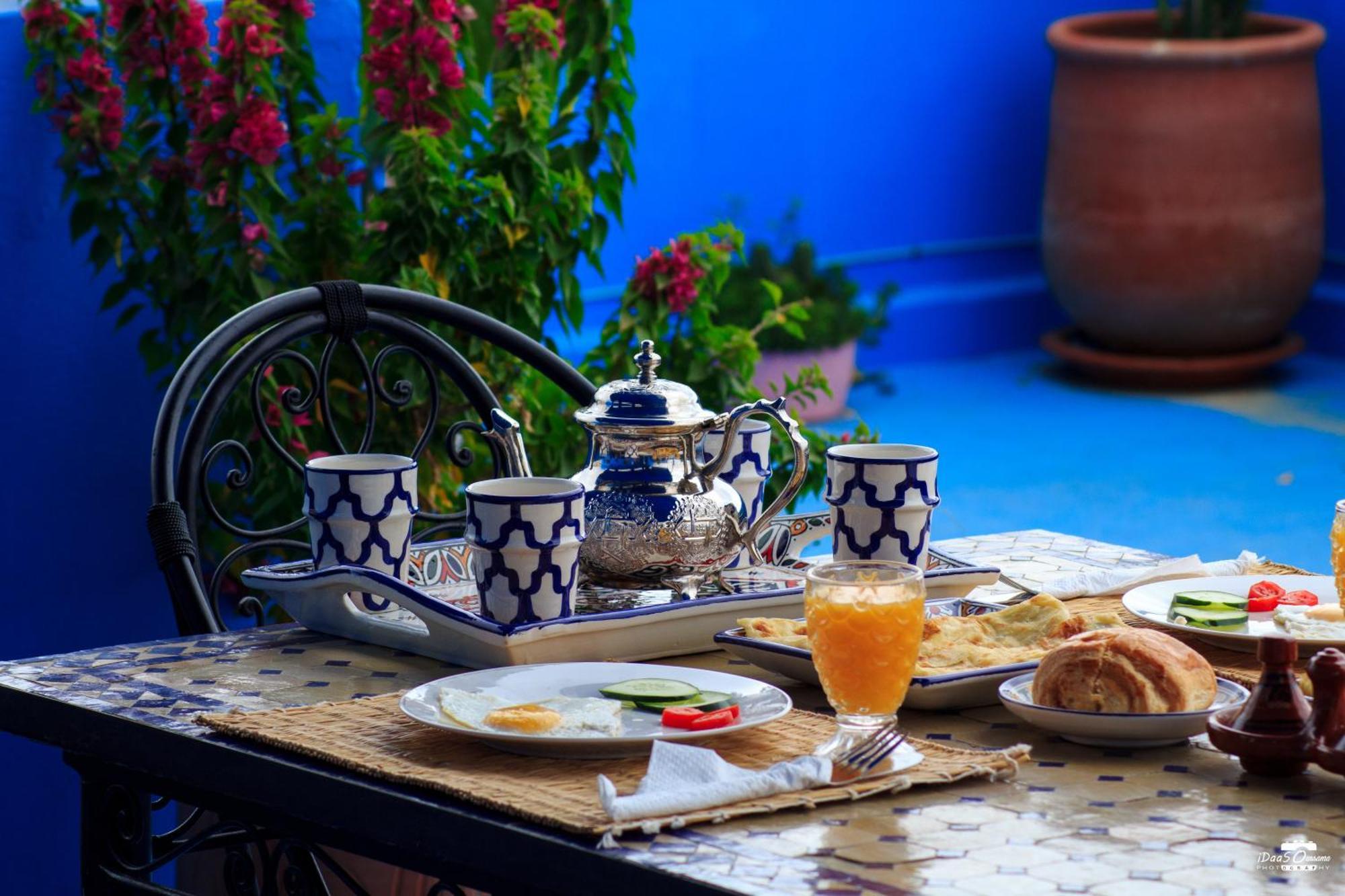 Appartamento Casa Voyager 'Secret Garden Terrace' Chefchaouen Esterno foto