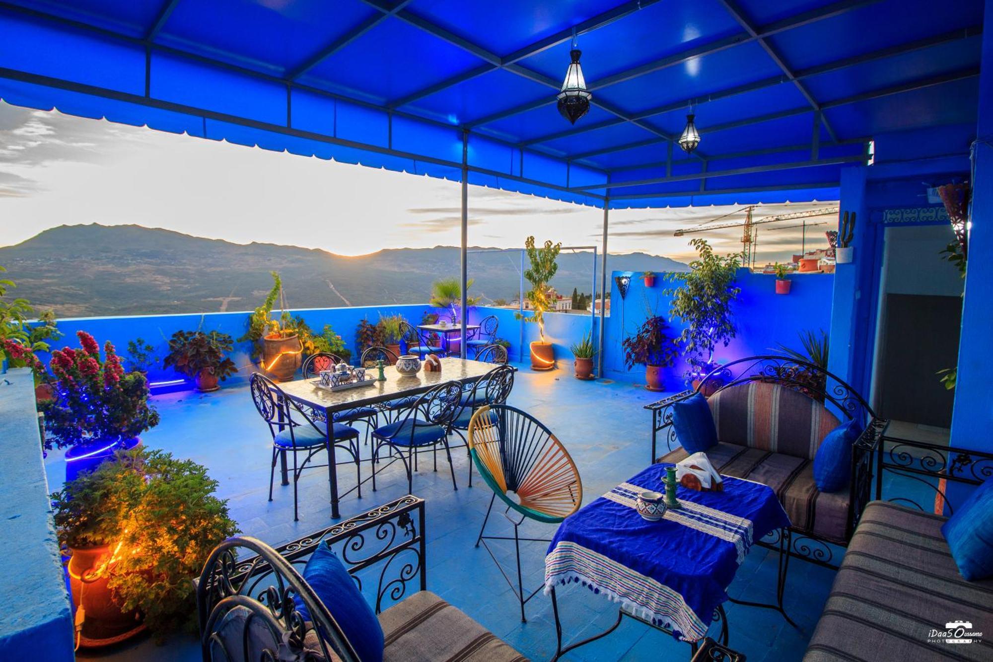 Appartamento Casa Voyager 'Secret Garden Terrace' Chefchaouen Esterno foto
