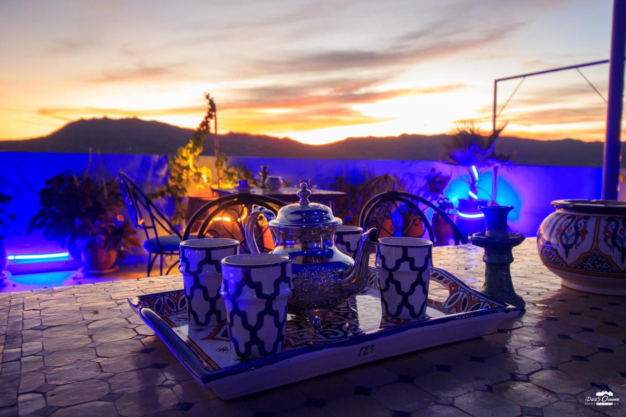 Appartamento Casa Voyager 'Secret Garden Terrace' Chefchaouen Esterno foto