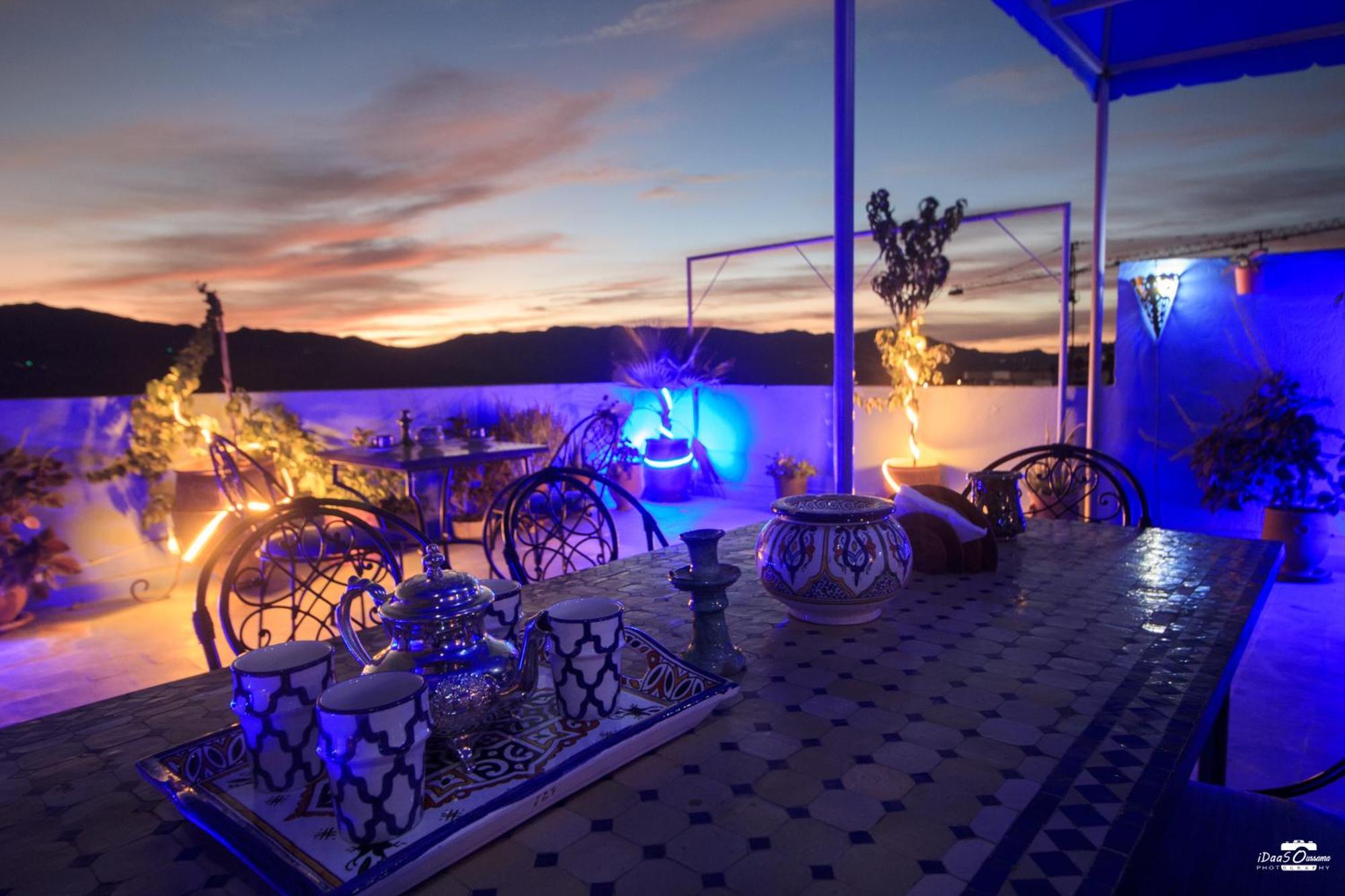 Appartamento Casa Voyager 'Secret Garden Terrace' Chefchaouen Esterno foto