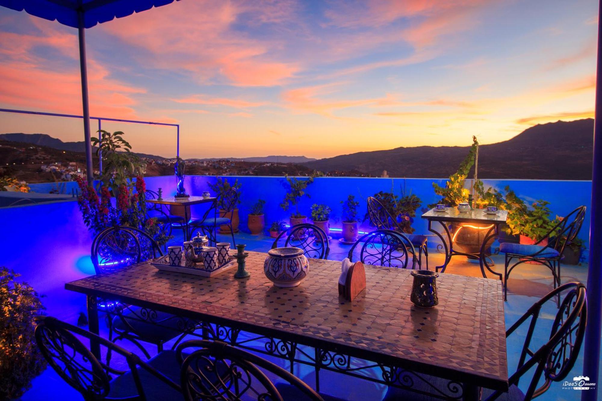 Appartamento Casa Voyager 'Secret Garden Terrace' Chefchaouen Esterno foto