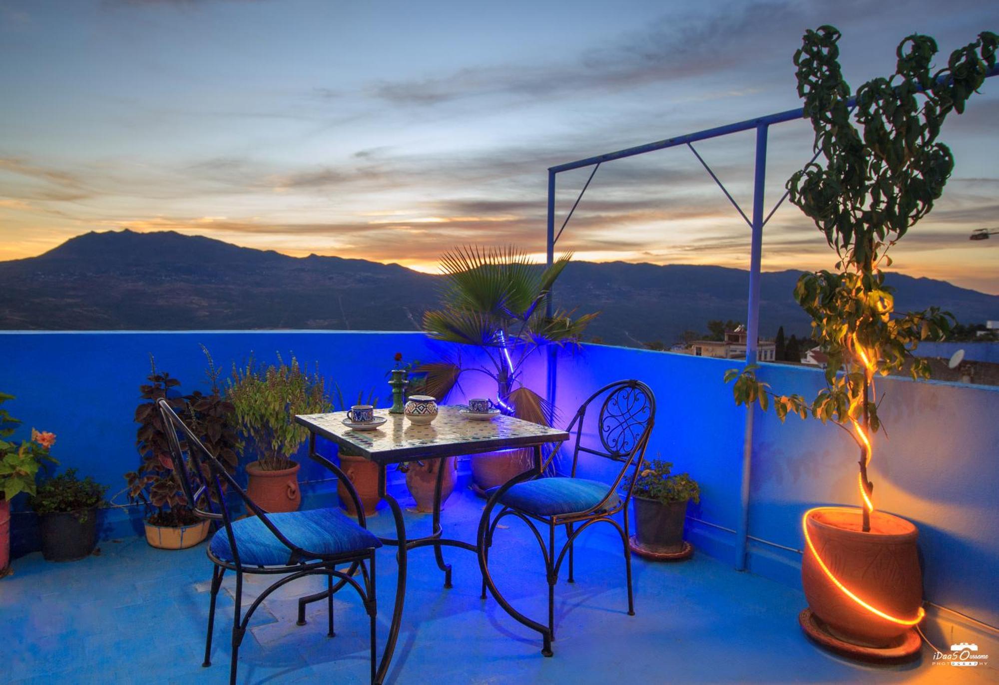 Appartamento Casa Voyager 'Secret Garden Terrace' Chefchaouen Esterno foto