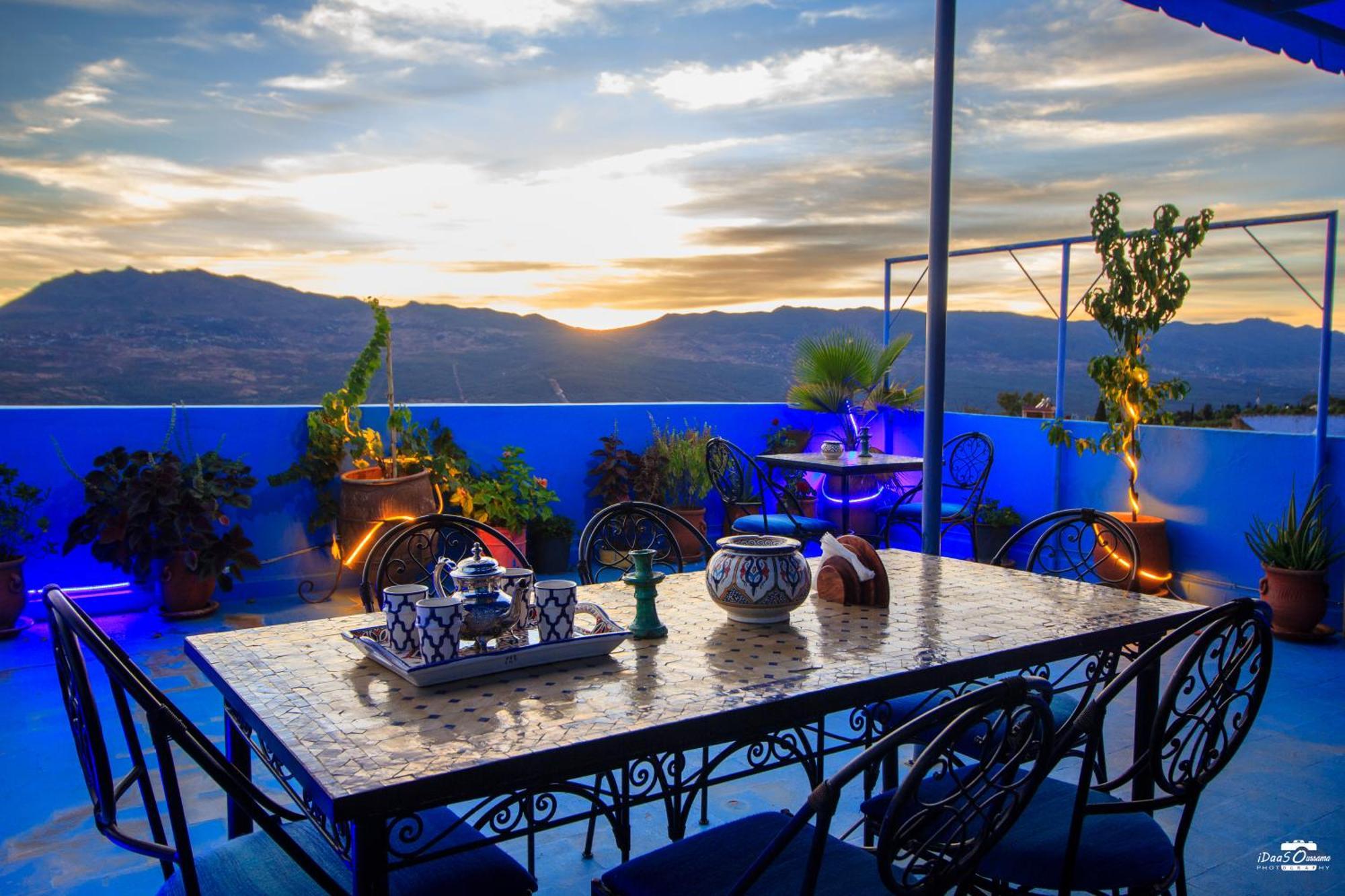 Appartamento Casa Voyager 'Secret Garden Terrace' Chefchaouen Esterno foto