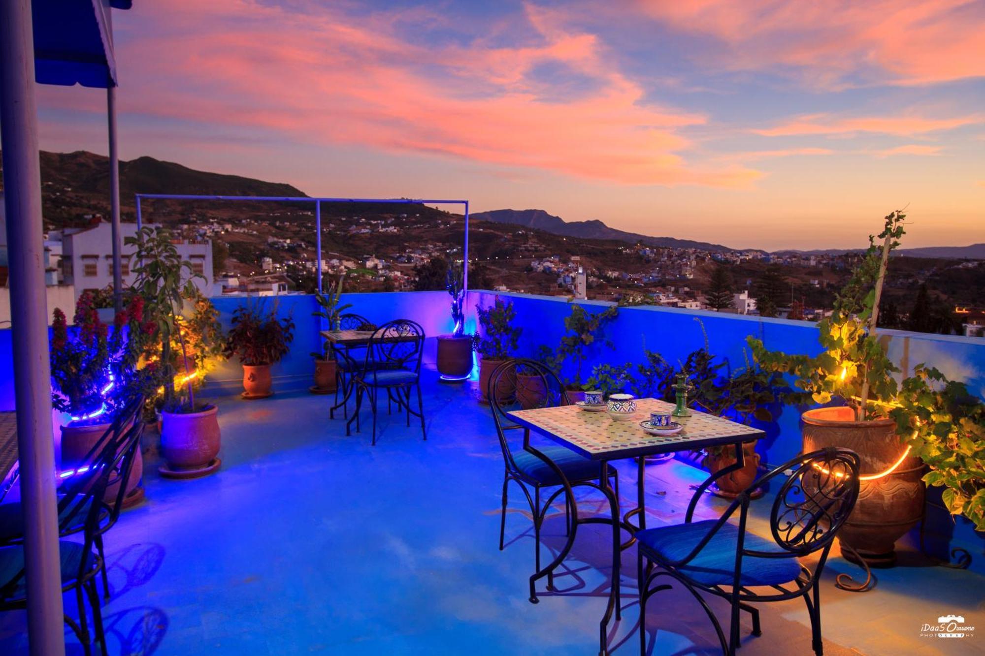 Appartamento Casa Voyager 'Secret Garden Terrace' Chefchaouen Esterno foto