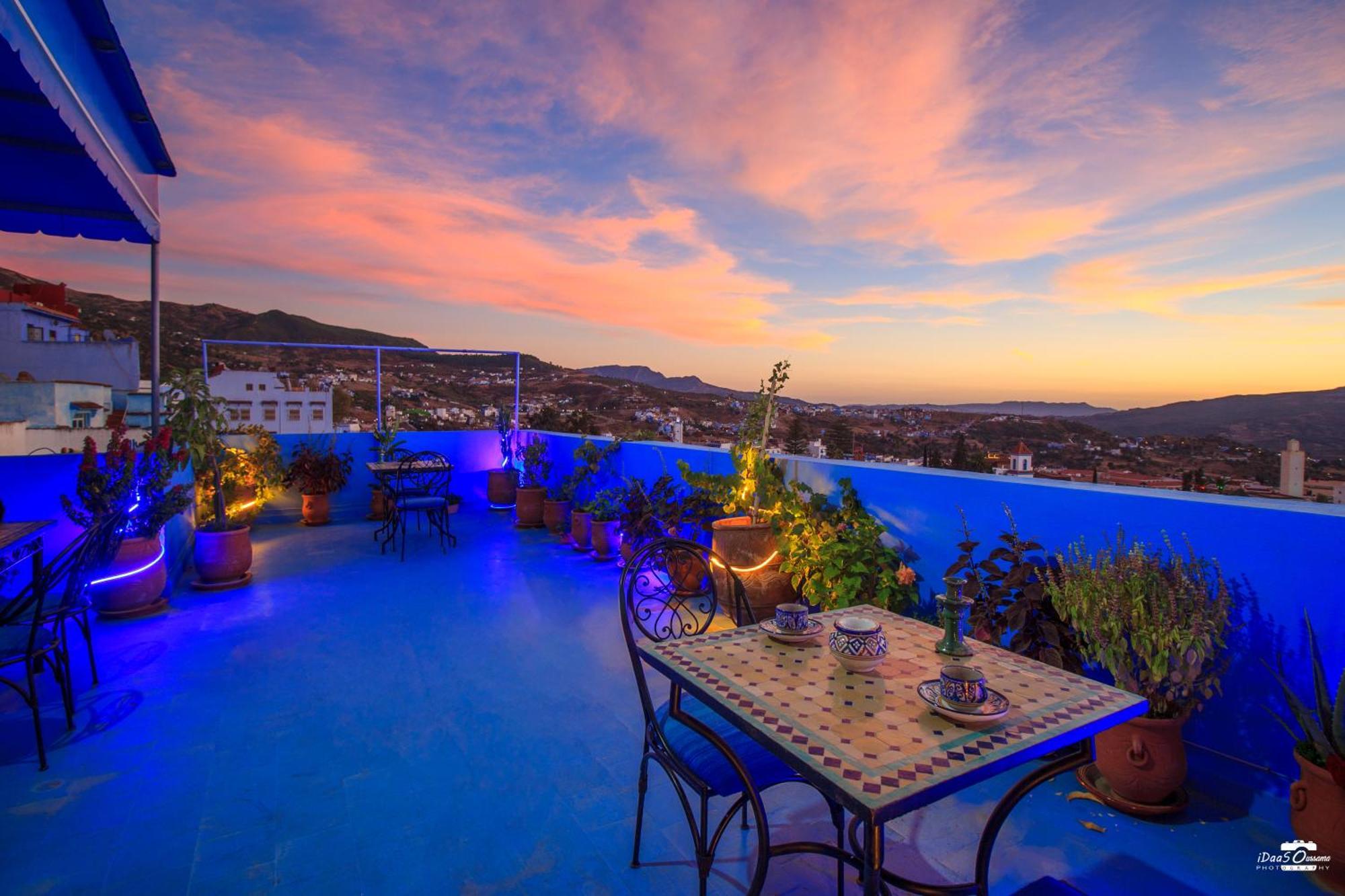 Appartamento Casa Voyager 'Secret Garden Terrace' Chefchaouen Esterno foto